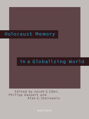 cover image of Holocaust Memory in a Globalizing World